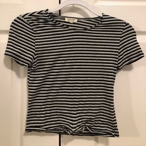Crop Stripped Top